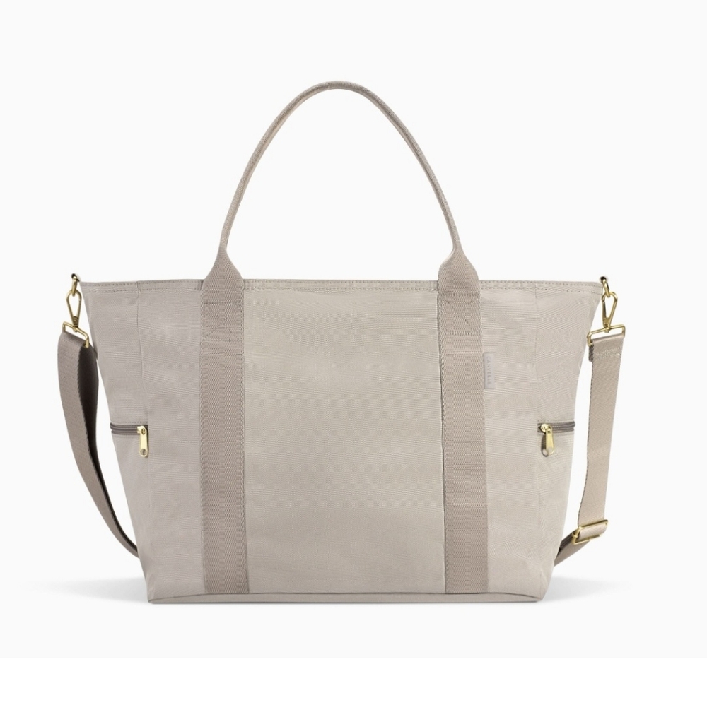 Canvelle Medium Weekender Tote Bag Light Grey